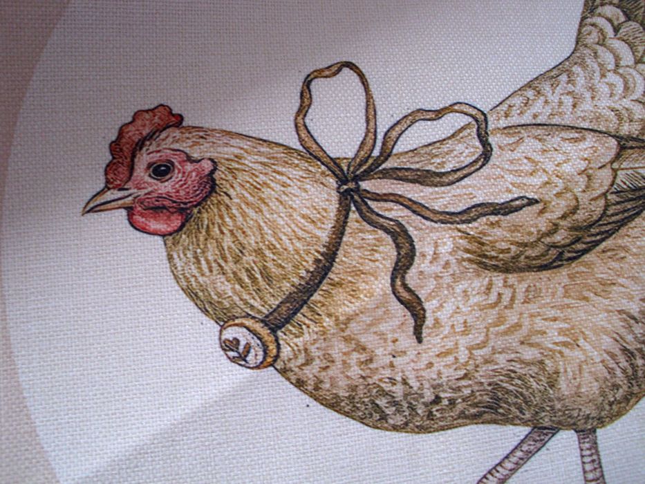 serwetki podkładki maty wielkanocne na stół komody kura wyprzedaż teks