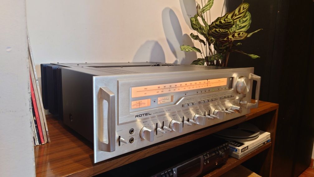 Rotel RX1603 amplituner stereo, monster receiver 33kg, vintage lata 70