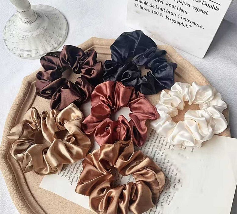 Шовкові резинки для волосся