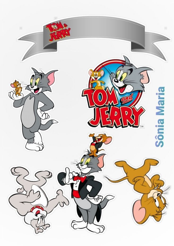 Wydruk jadalny cukrowy waflowy A4 Włoski papier Tom i Jerry