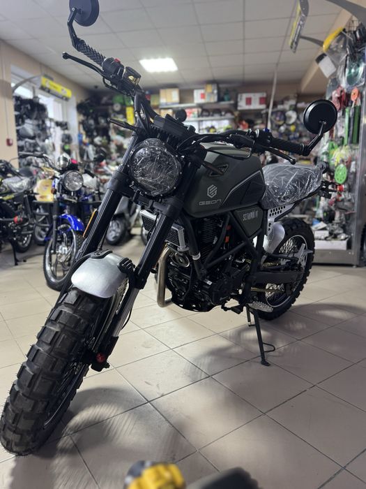 Мотоцикл GEON Scrambler, 250cc. Доставка.