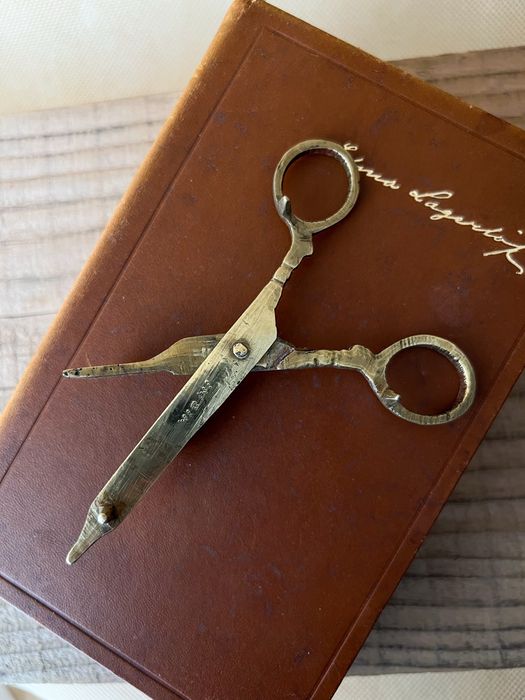 Mosiężne nożyczki do knotów