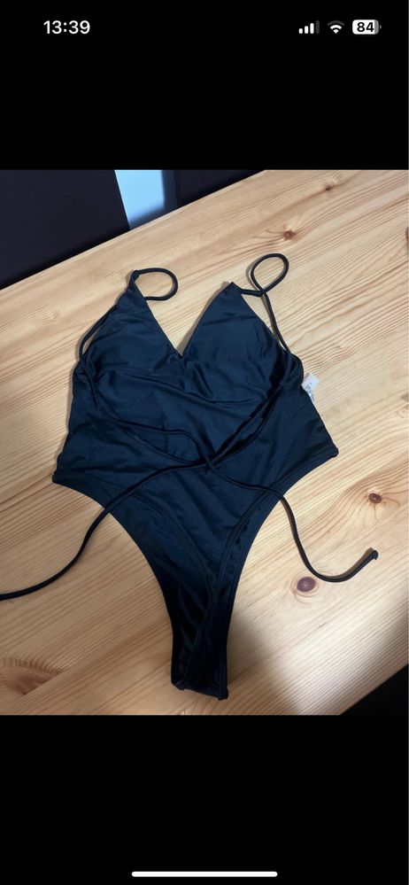 Fato de banho preto da Shein