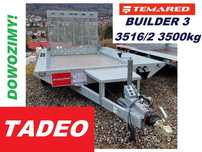 TEMARED TEMARED BUILDER 3 3516/2 3,5t 2 osie  do przewozu sprzętu budowlanego, 3500kg DMC