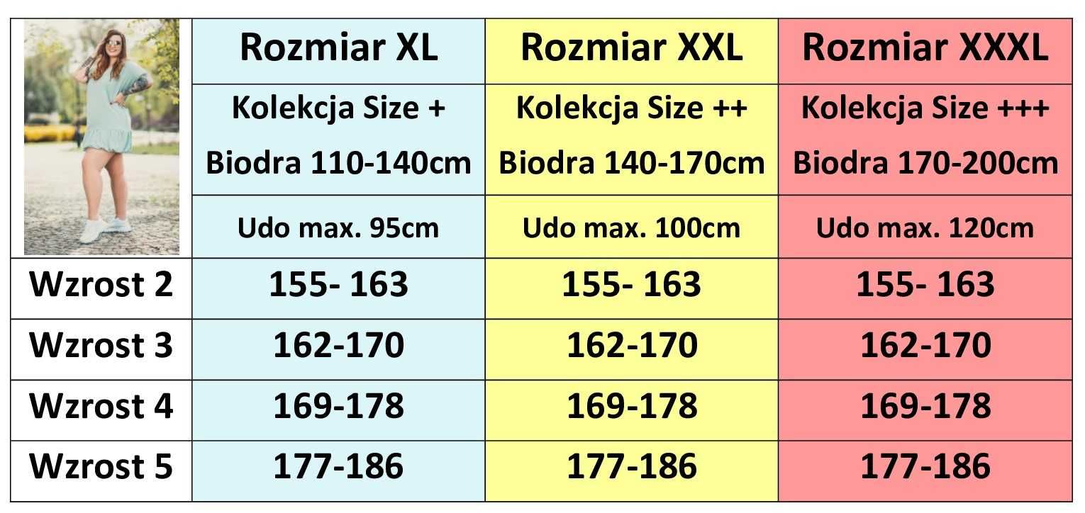 Rajstopy 60den Lida, 3 XXL , size ++  czarne , biodra do 170cm