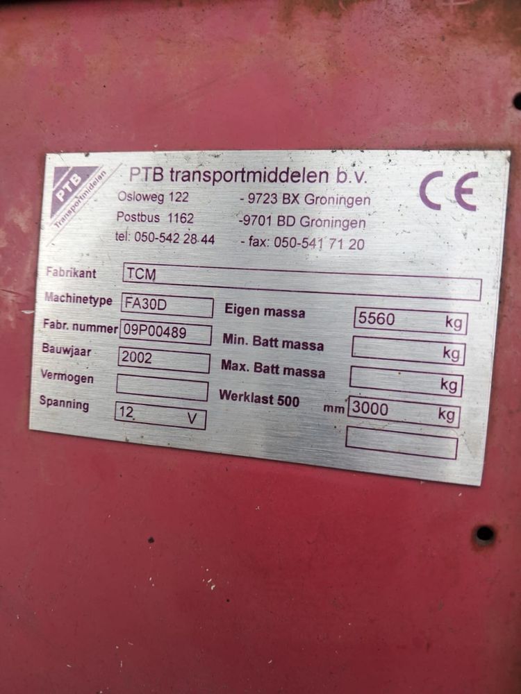 TCM Acroba wielokierunkowy czterokierunkowy Wózek widłowy Diesel