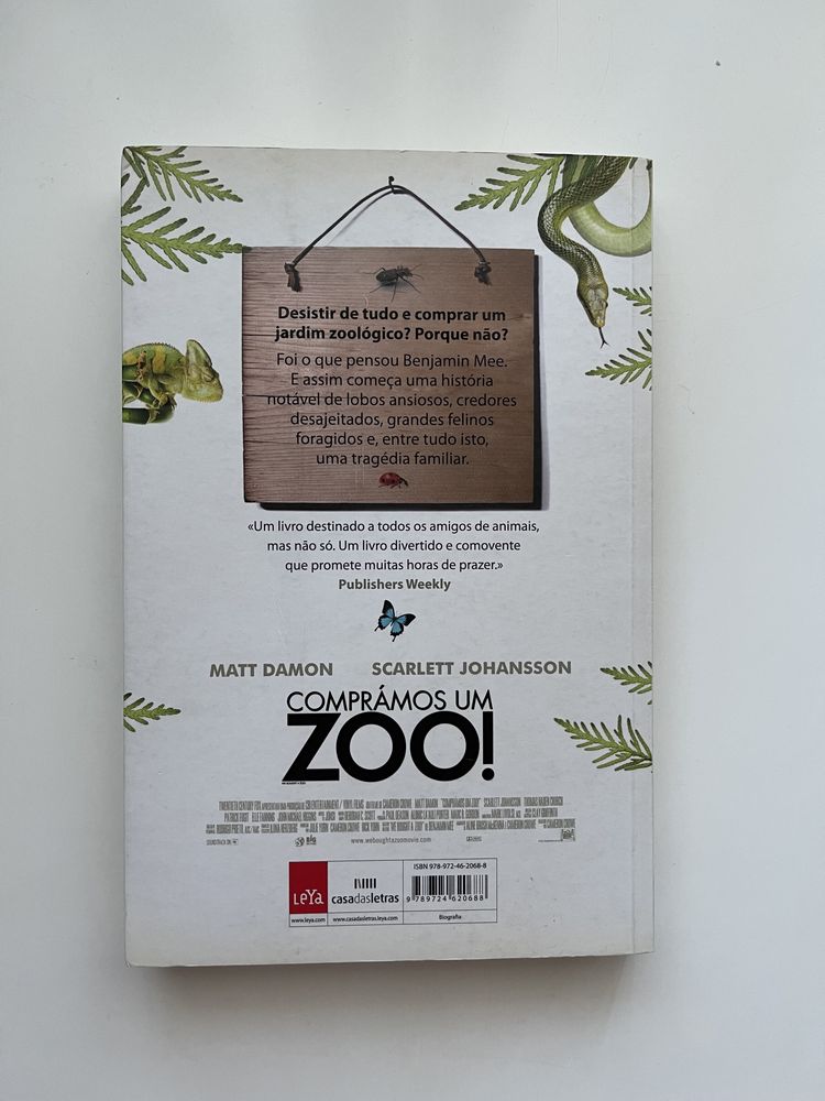 Livro “Querida, Comprei um Zoo!”