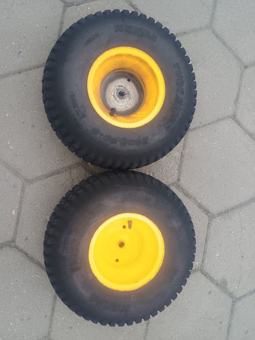 Kosiarka traktorek koła 20x8.00-8 yard Man gutbrod mtd white rasentrac