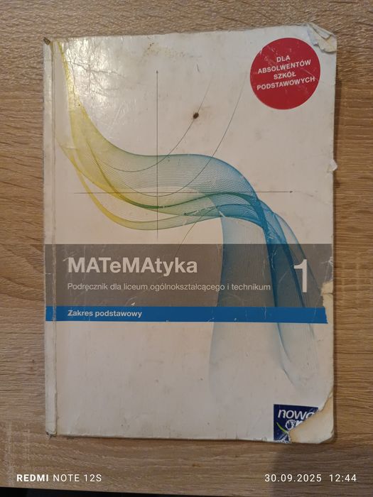 Matematyka 1 zakres podstawowy