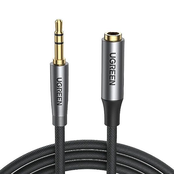 Ugreen Av190 przewód kabel przedłużacz Aux 3.5mm mini jack 1m