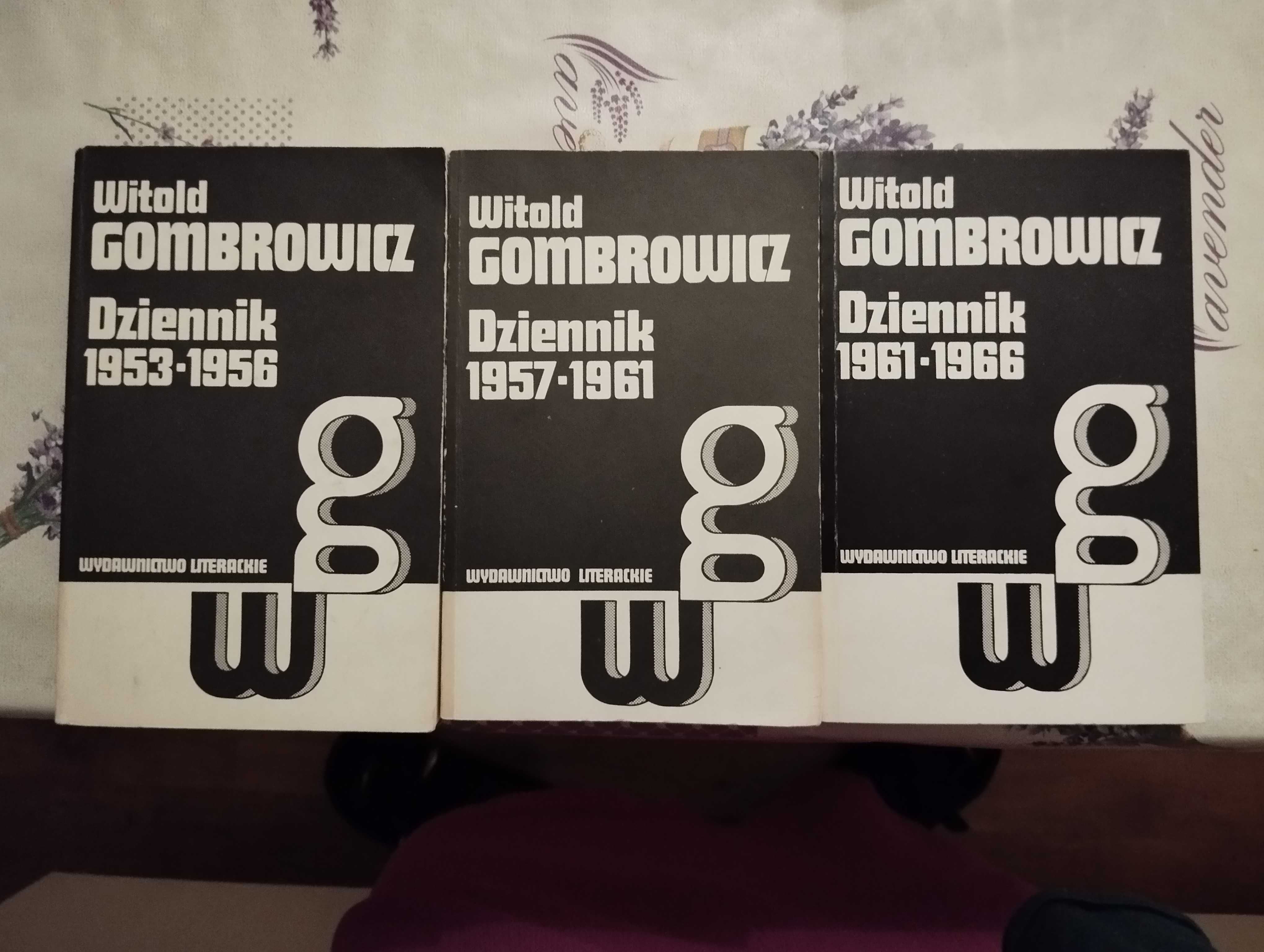 Dzienniki Gombrowicza 3 tomy
