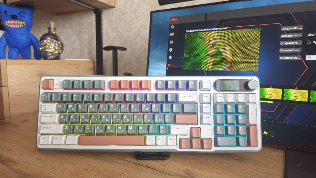 Бездротва клавіатуpa Royal Kludge S98 Wireless Keyboard UA\RU\ENG Cher