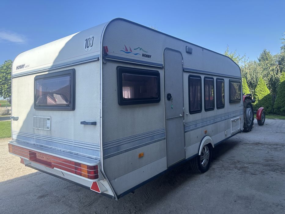 Przyczepa kempingowa. Hobby 520 przyczepa.Kamper.Kemping