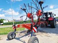 Vicon Andex 724 Deutz Zgrabiarka dwu karuzelowa Super Stan  krone Sip
