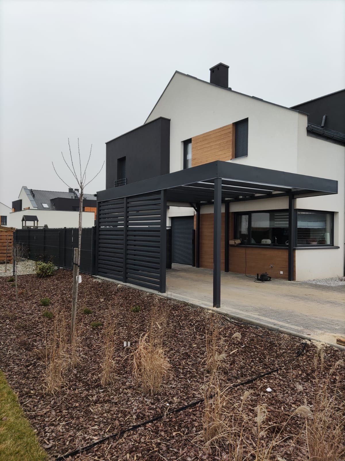 Wiata garażowa na jedno auto, carport, zadaszenie, altana