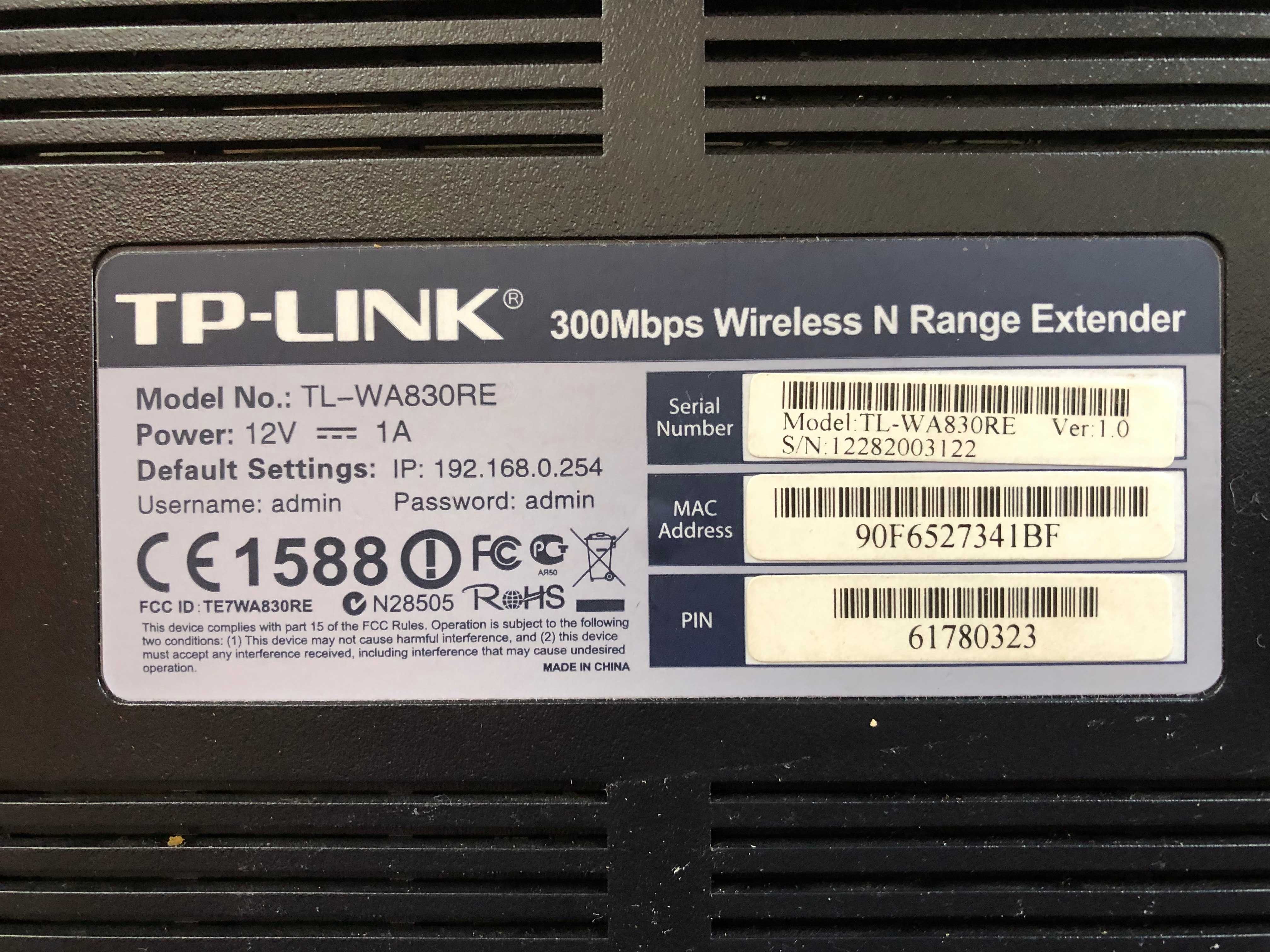 Wzmacniacz sygnału Wi-Fi TP-Link TL-WA830RE