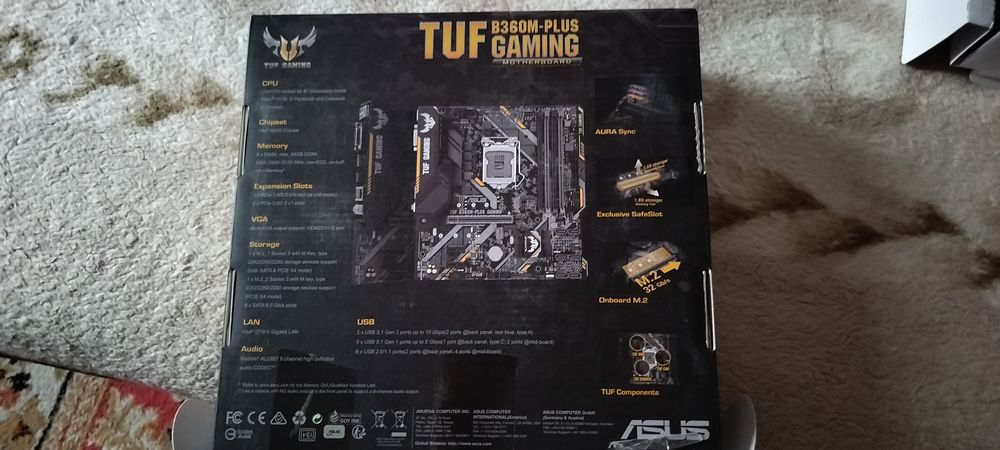 Материнська плата Asus B 360 M -Plus Tuf gaming (не робоча)