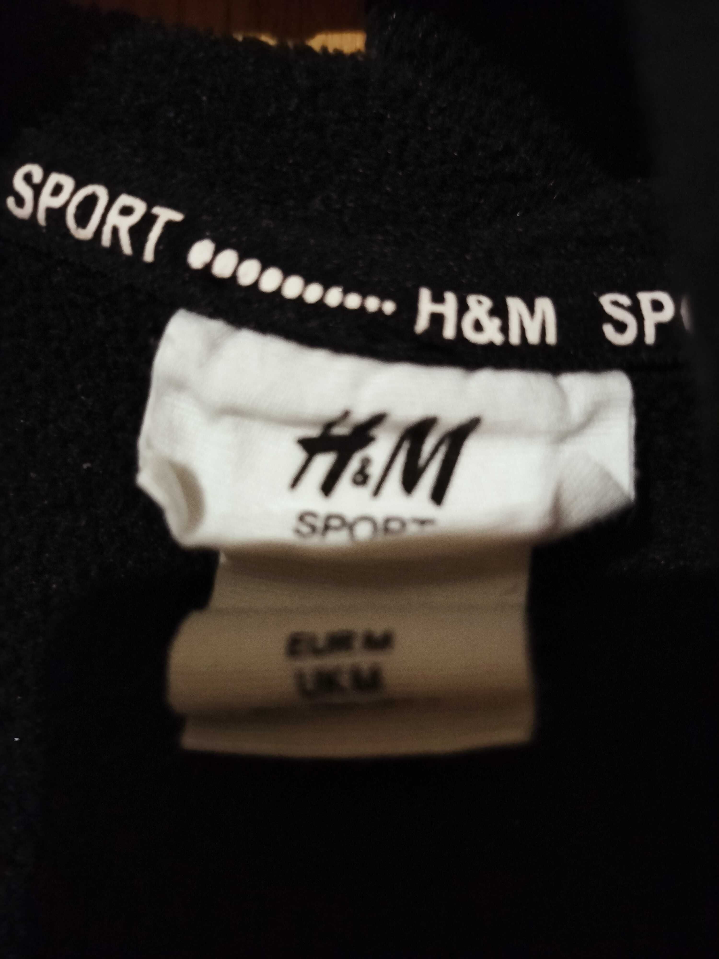 Bluza czarna z kapturem H&M roz M