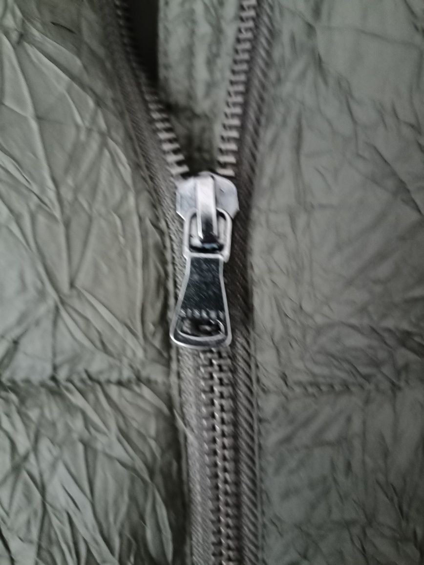 Parka verde seco Sisley 40-42