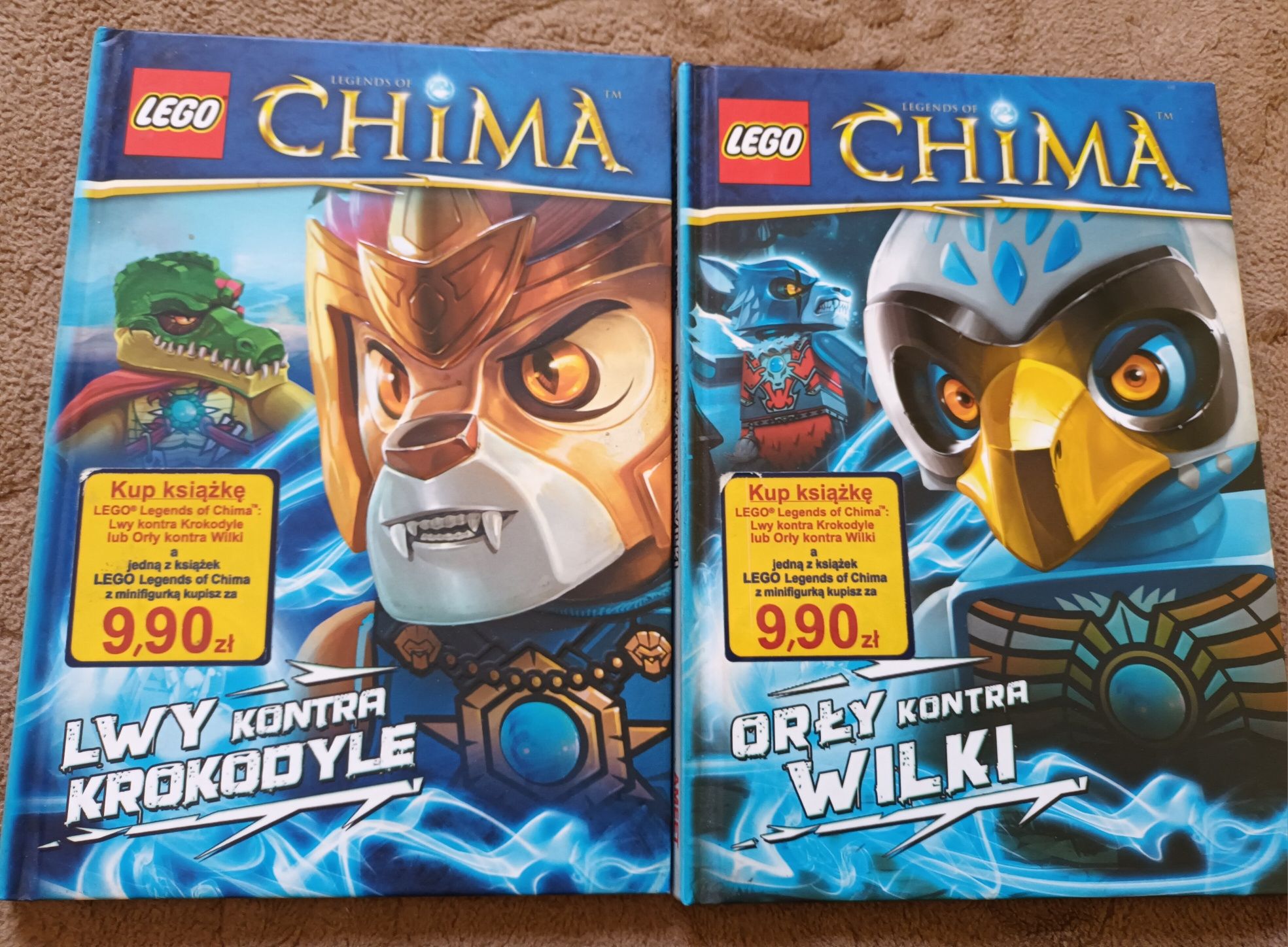 Książki lego Chima 2 szt