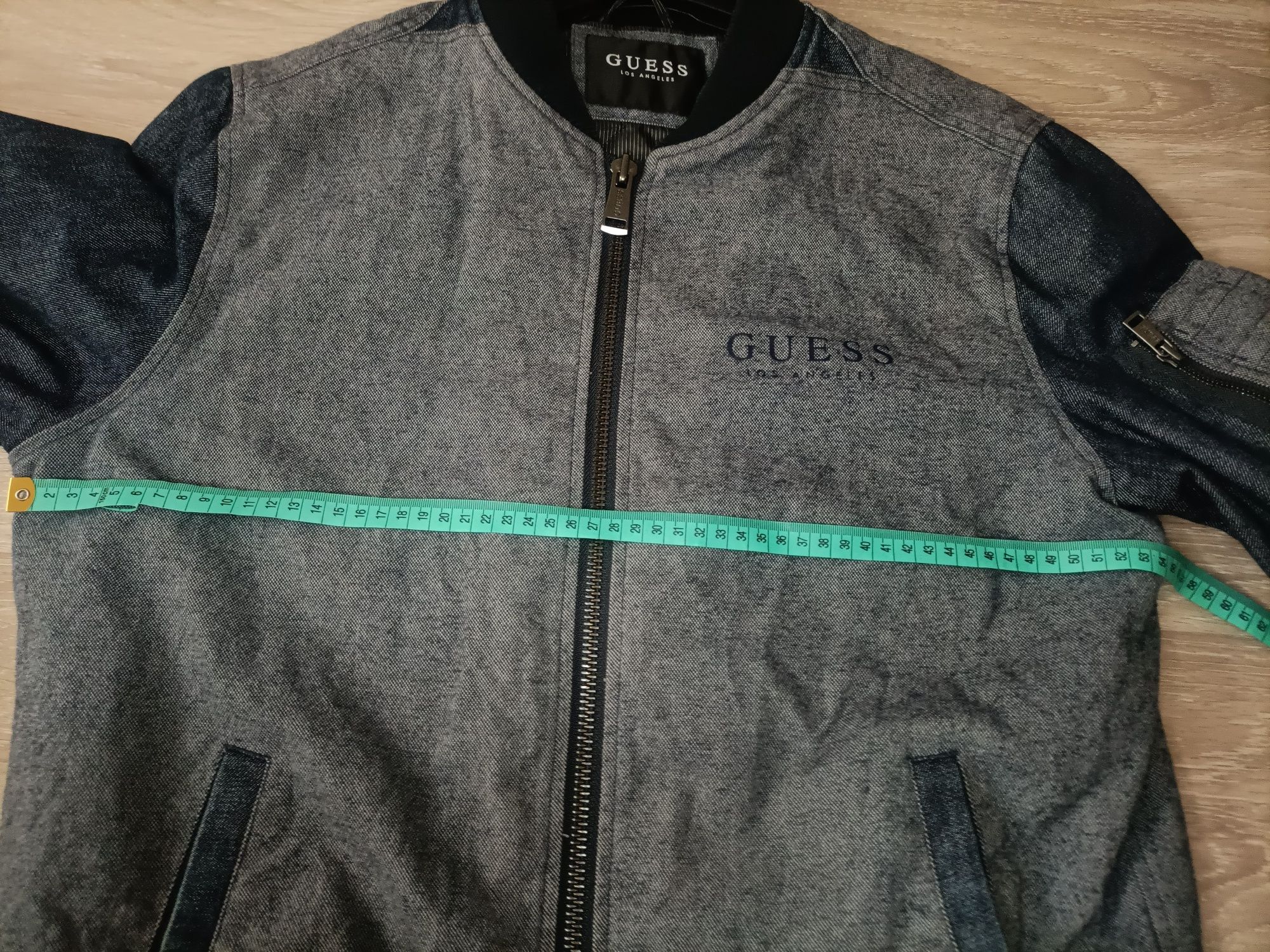 Kurtka męska Guess XL – bomberka w stylu jeansowym