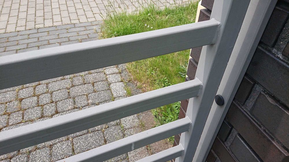 Sprzedam - używana brama 2-skrzydłowa stalowa