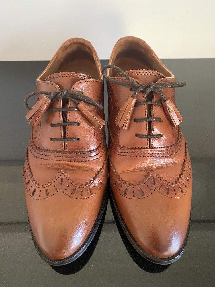 Vendo sapatos Massimo Dutti em pele