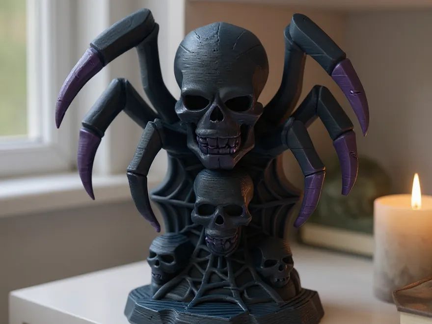 Ídolo Aranha da Peste - Miniatura Macabra