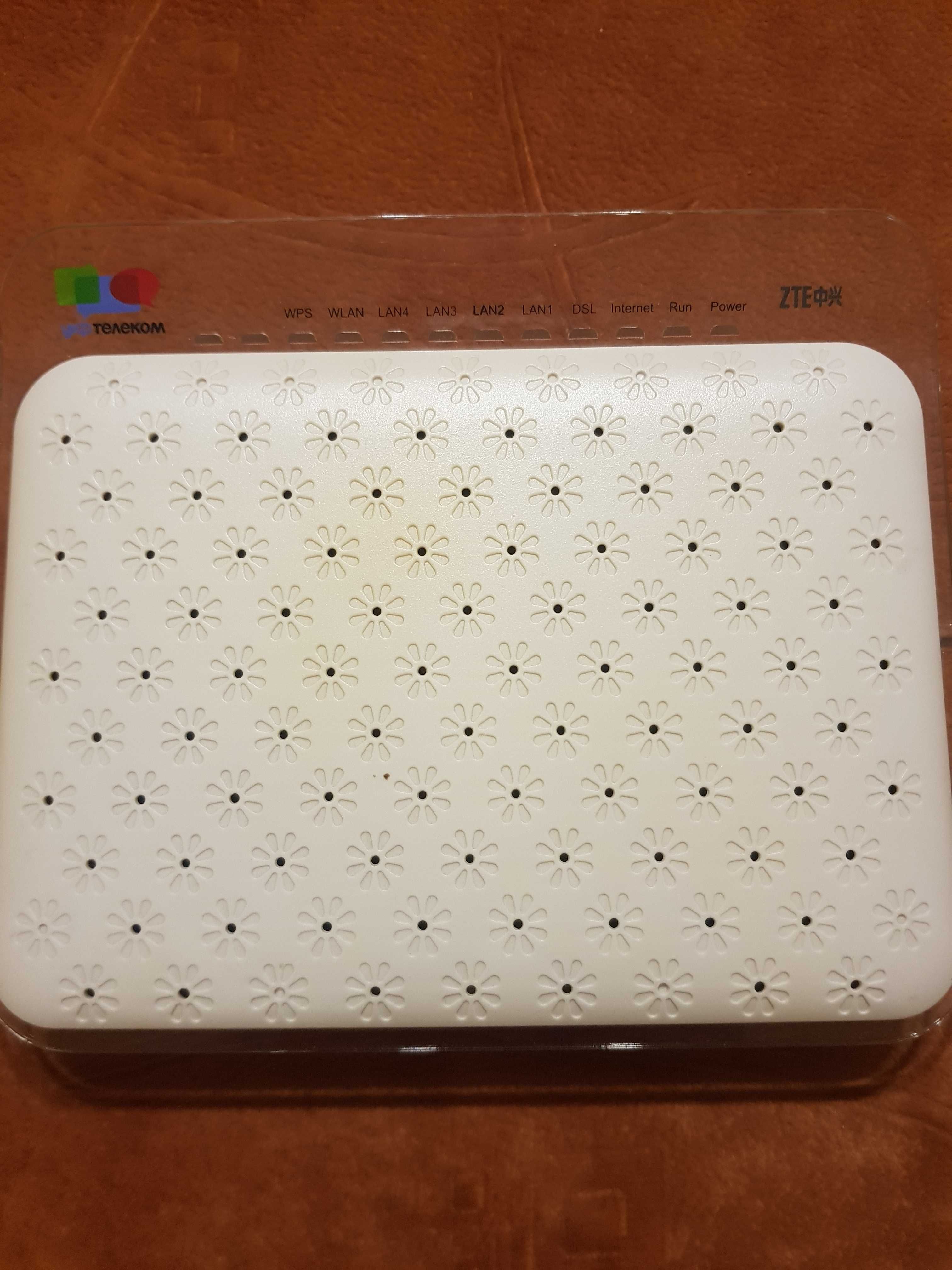 ADSL модем Wi-Fi роутер ZTE ZXV10 H108L