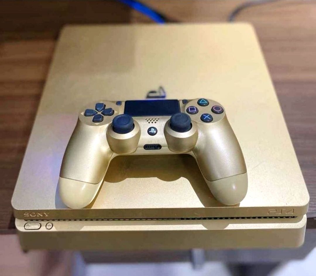 PS4 Slim Gold Com SSD