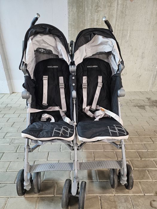 Wózek bliźniaczy/rok po roku typ parasolka  MACLAREN JAK NOWY