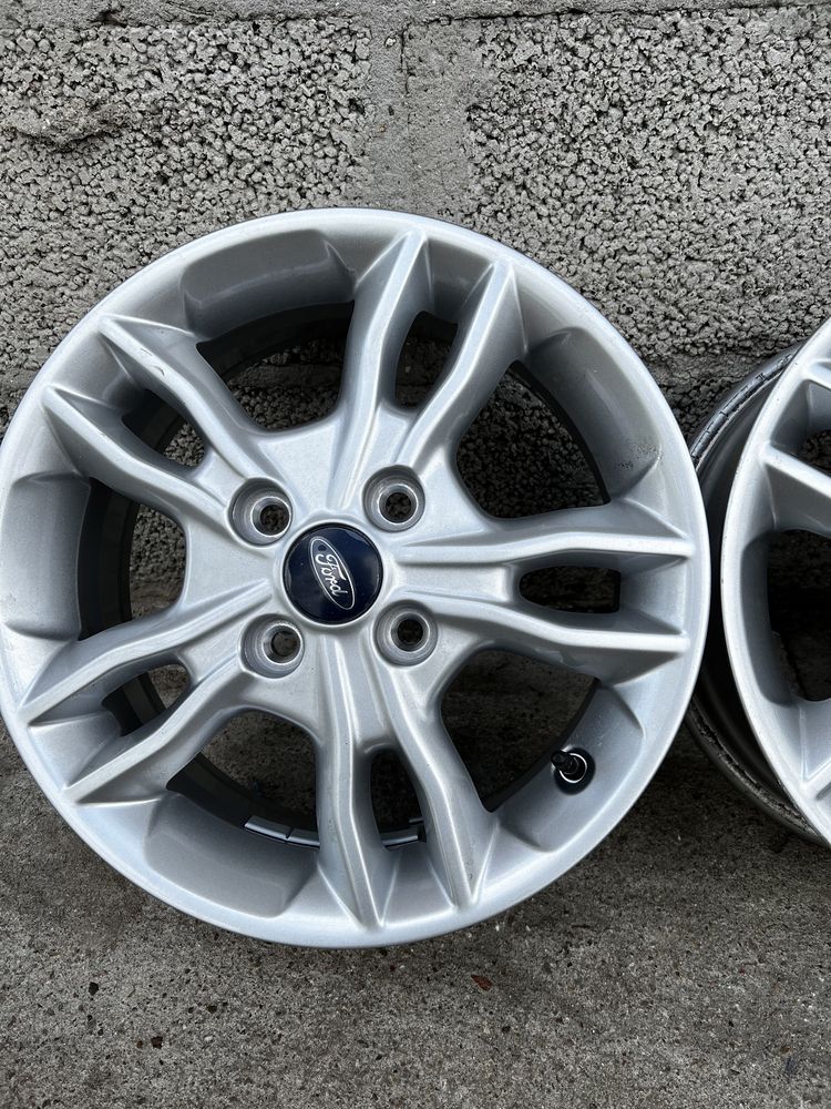 Alufelgi Ford Fiesta R15 4x108 oryginalne Nowe, czujniki ciśnienia