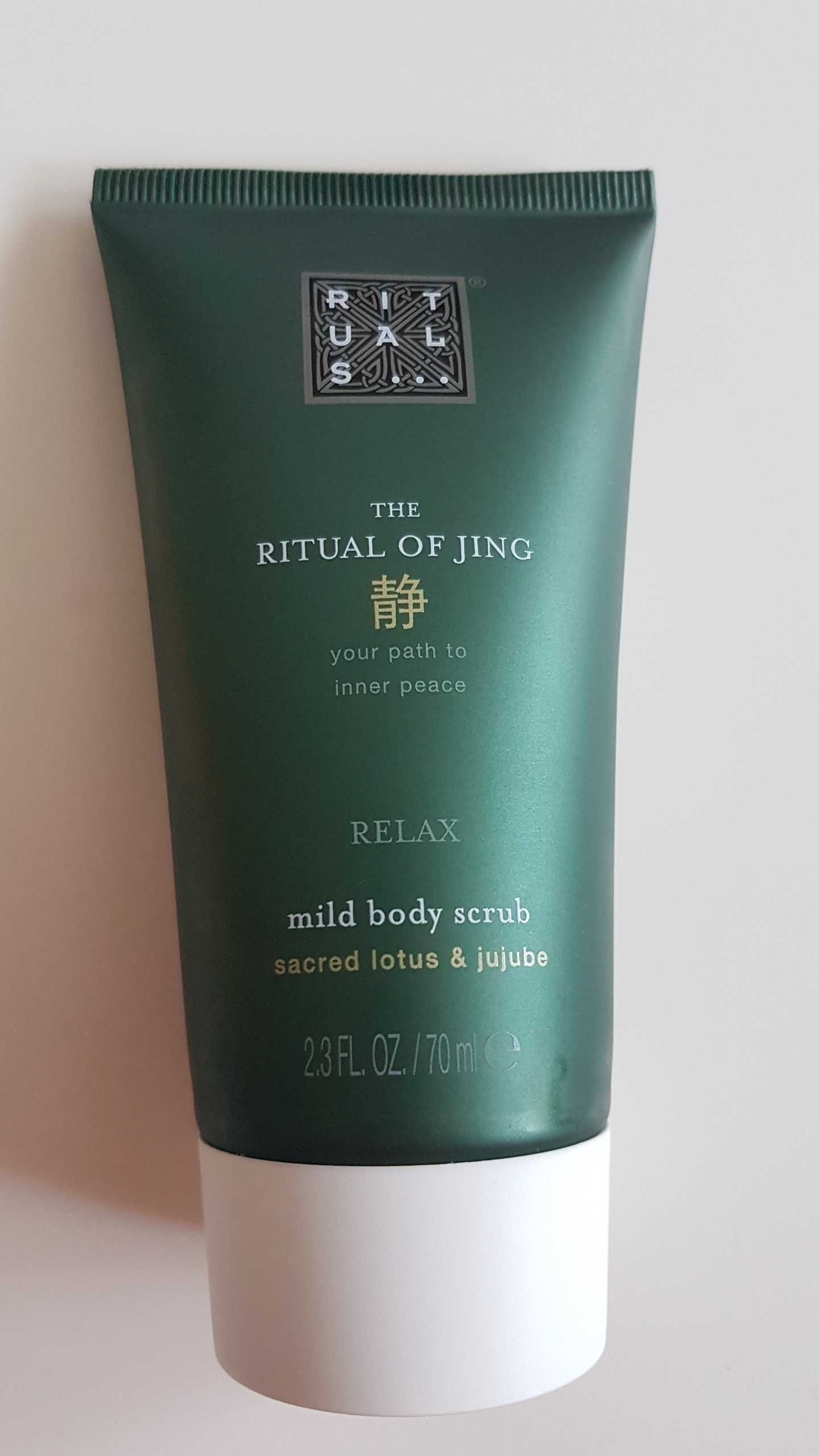 Rituals krem do ciała mehr scrub jing