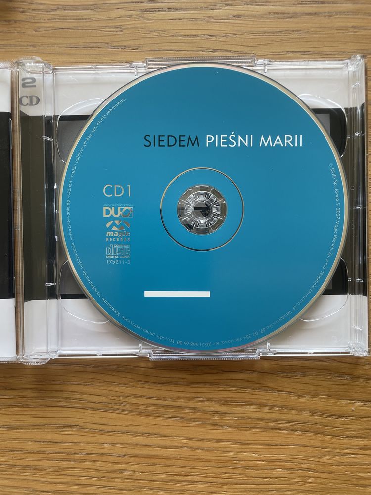 CD Książek & Gliniak - Siedem pieśni Marii