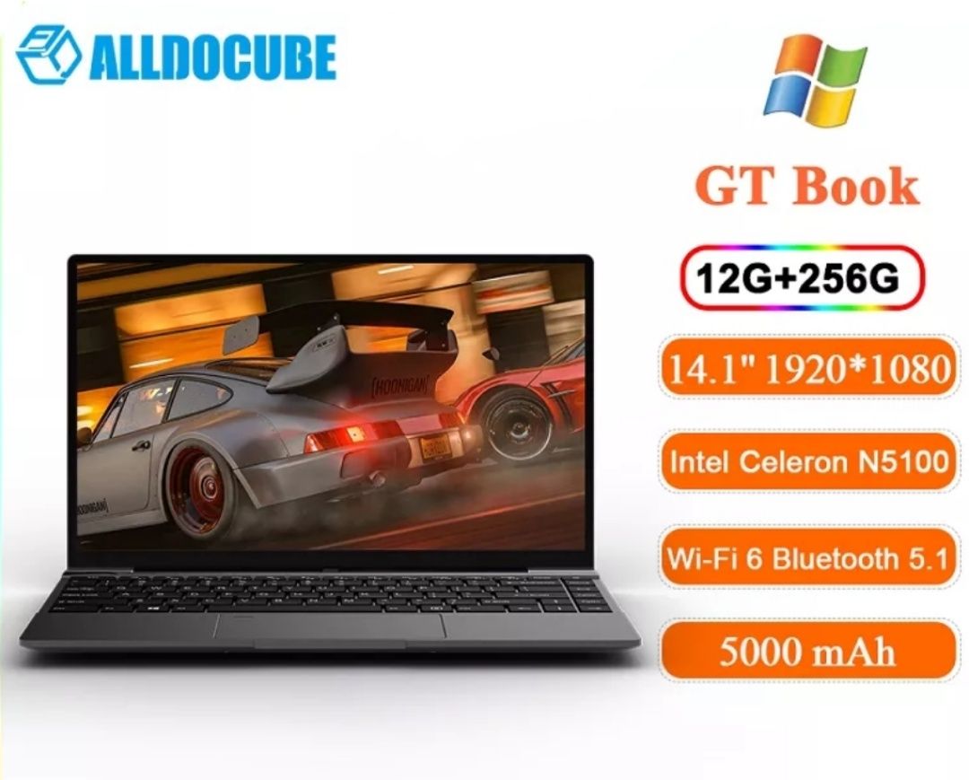 Ультрабук Alldocube GT ipc 14.1" N5100 2.8GHz 12/512gb ноутбук macbook