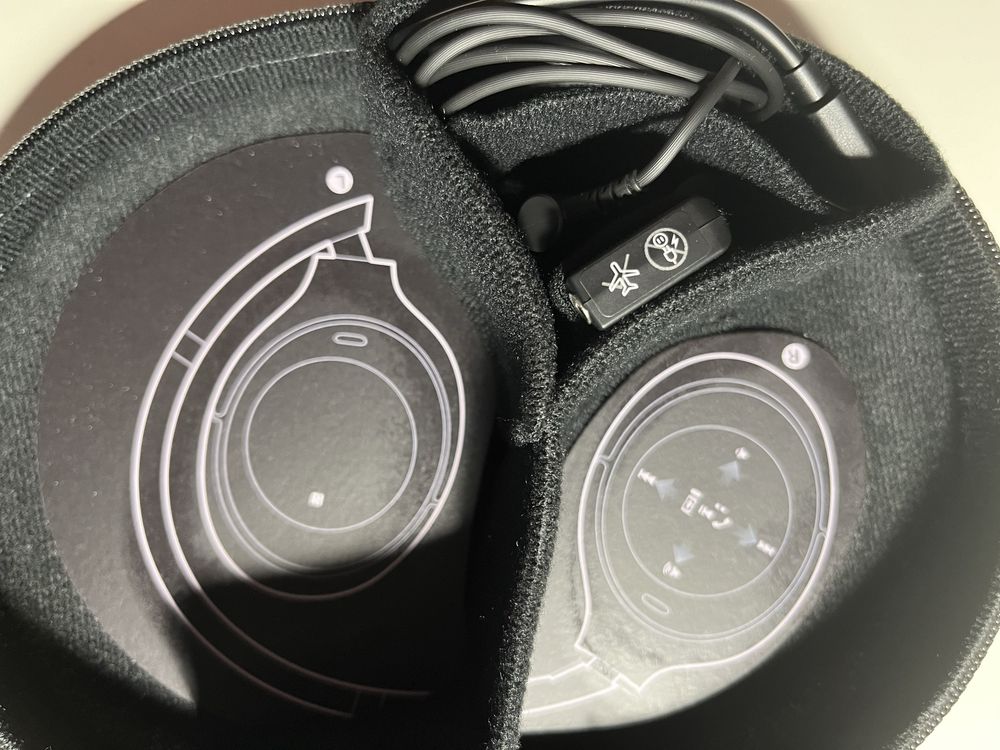 Słuchawki nauszne Sony WH-1000XM4 ANC kolor czarny - stan idealny
