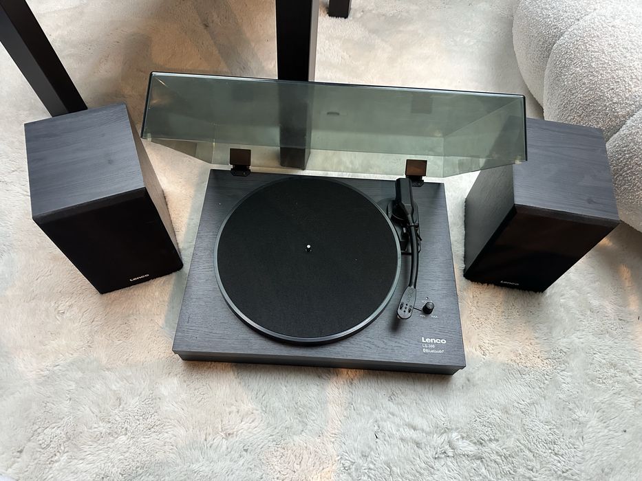 Zestaw Gramofon Lenco LS300 Bluetooth + Głośniki