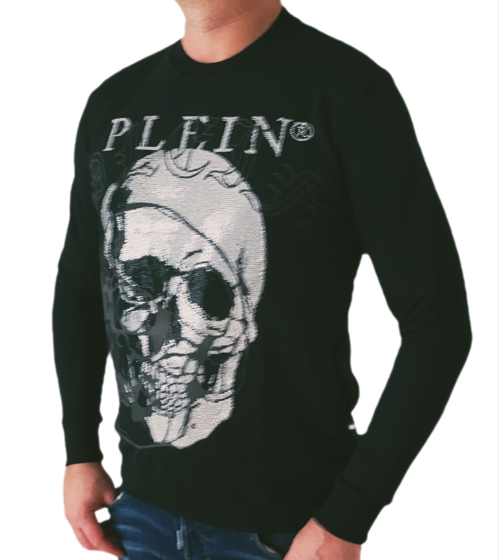 Philipp Plein Bluza Skull zdobienia Wyprzedaż