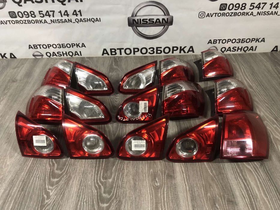 Задні фонарі Nissan Qashqai j10