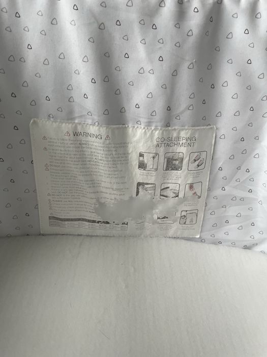 Łóżeczko tutti bambini cozee szare stan b. dobry
