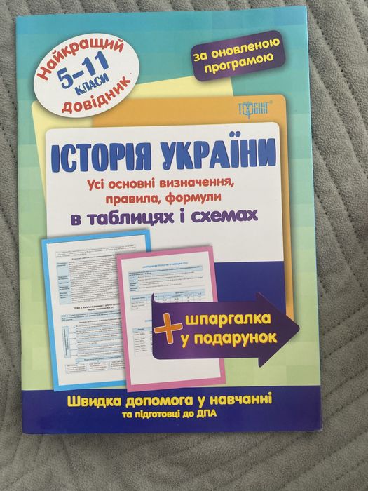 Довідники з Хімії, Фізики та Історії України