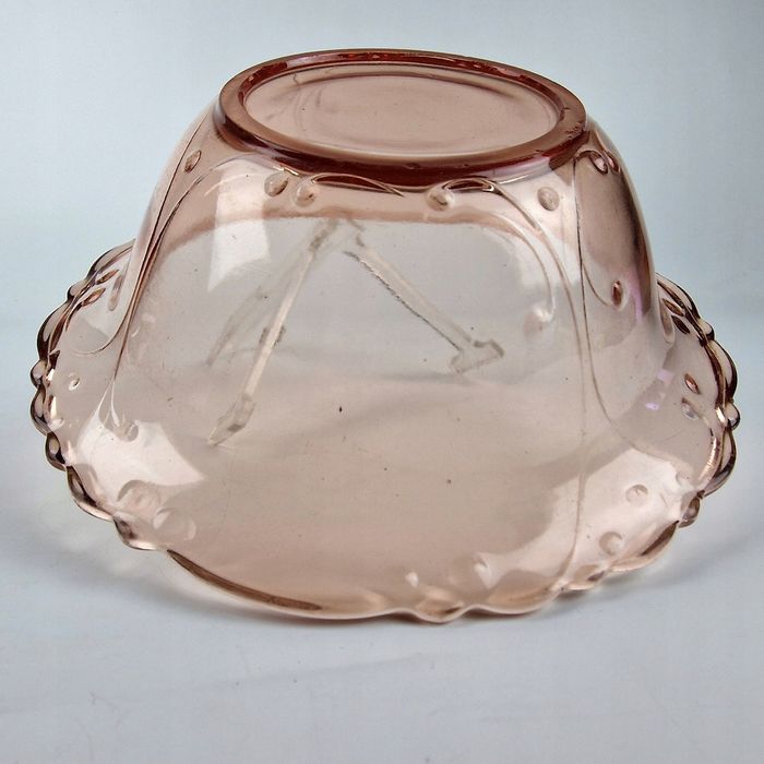 Stara szklana miska Walther glas lata 1936