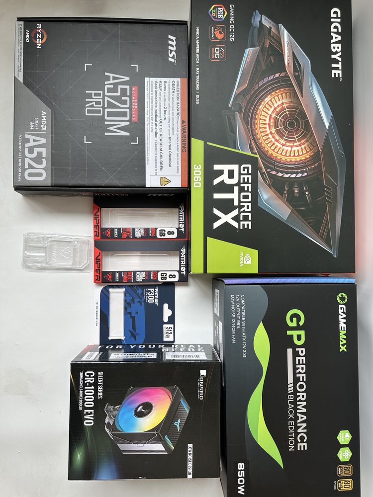 ‼️Ігровий пк Ryzen 5 5600 RTX3060 16/32gb ddr4 b450 ssd m2