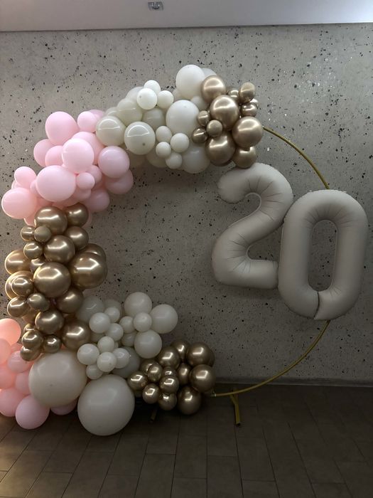 Scianki balonowe, balonowe girlandy, balony