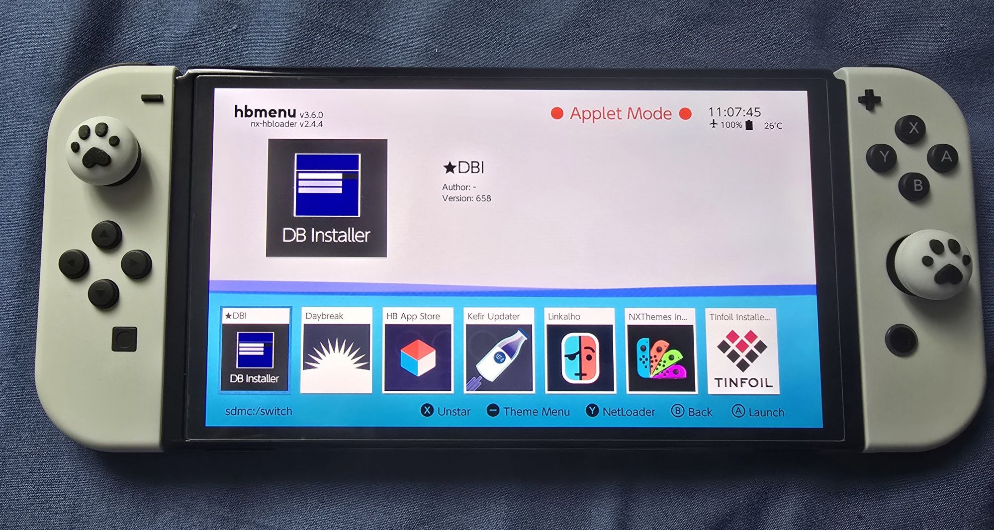 Nintendo Switch Oled przerobiona