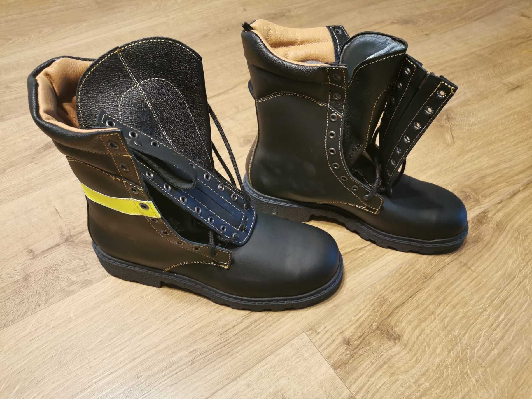 Buty strażackie Protektor ZERTIX 428A r. 45 czarne
