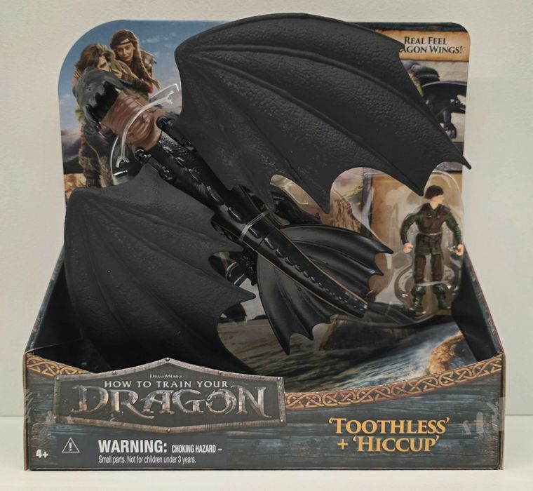 Spin Master Як приручити дракона Беззубик 33 см та вершник Іккінг