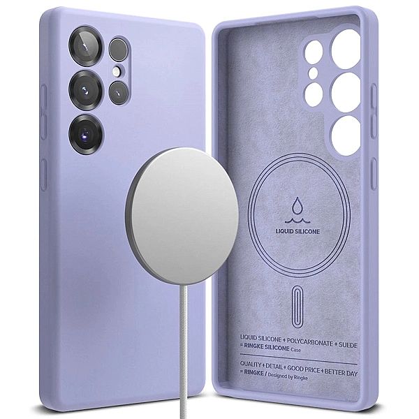 Ringke Silicone Magnetic Magsafe Galaxy S25 Ultra Lavender