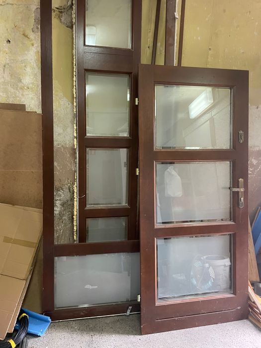 Drzwi wejściowe dębowe