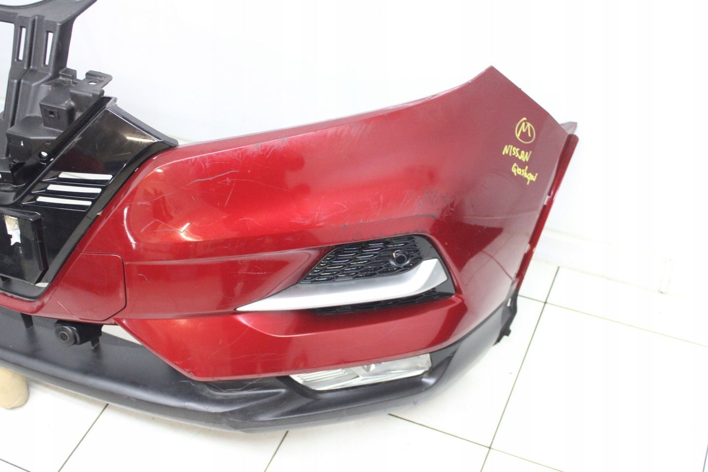 NISSAN QASHQAI J11 LIFT 17R- ZDERZAK PRZÓD PRZEDNI 4X PDC HALOGENY